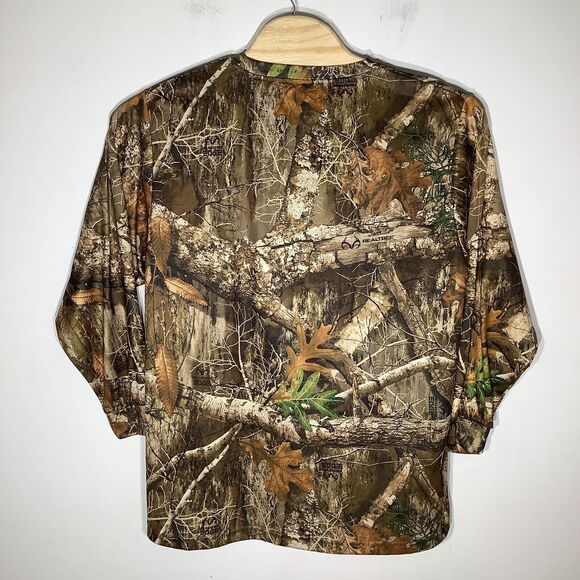 Realtree Mens Rustic Ridge Long Sleeve‎ Camo Hunting Shirt Size 2XL - Picture 3 of 7